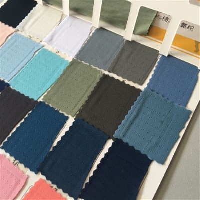 CX(YJ)  H21梅花點   165cm*170g    1公斤≈3.5米   80%錦20%氨綸 側面照